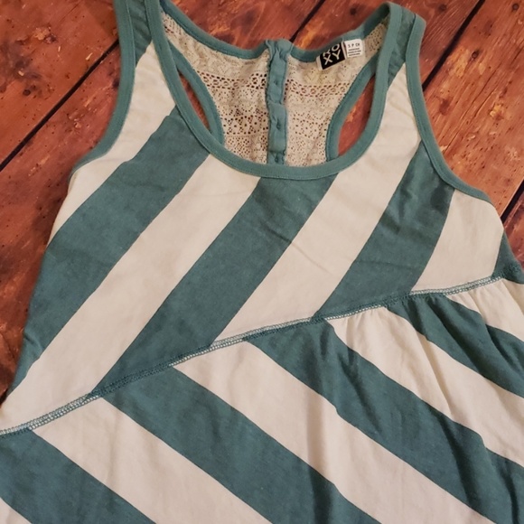 Roxy Racerback Striped Tabk - Picture 2 of 7